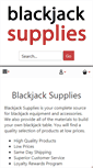 Mobile Screenshot of blackjacktablesupplies.com